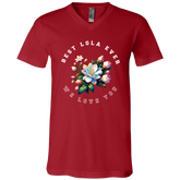 Best Lola Ever Unisex Jersey V-Neck T-Shirt